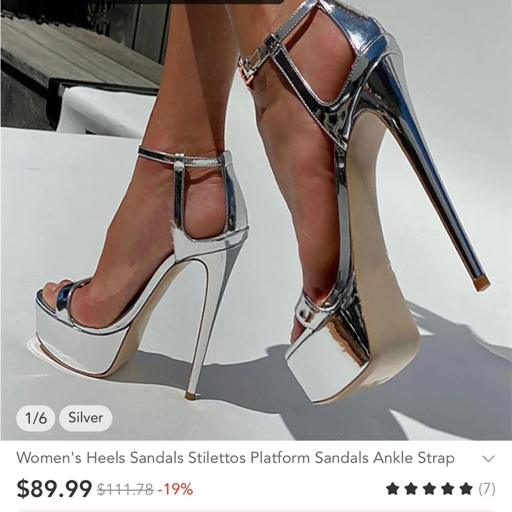 Light in the Box. Never worn. Platform Heels.